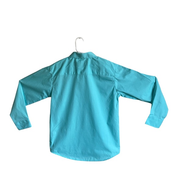 ** 2 for $20**Teen 14 regular Cotten Blend turquoise Dress
Shirt and Tie Set - Picture 8 of 9